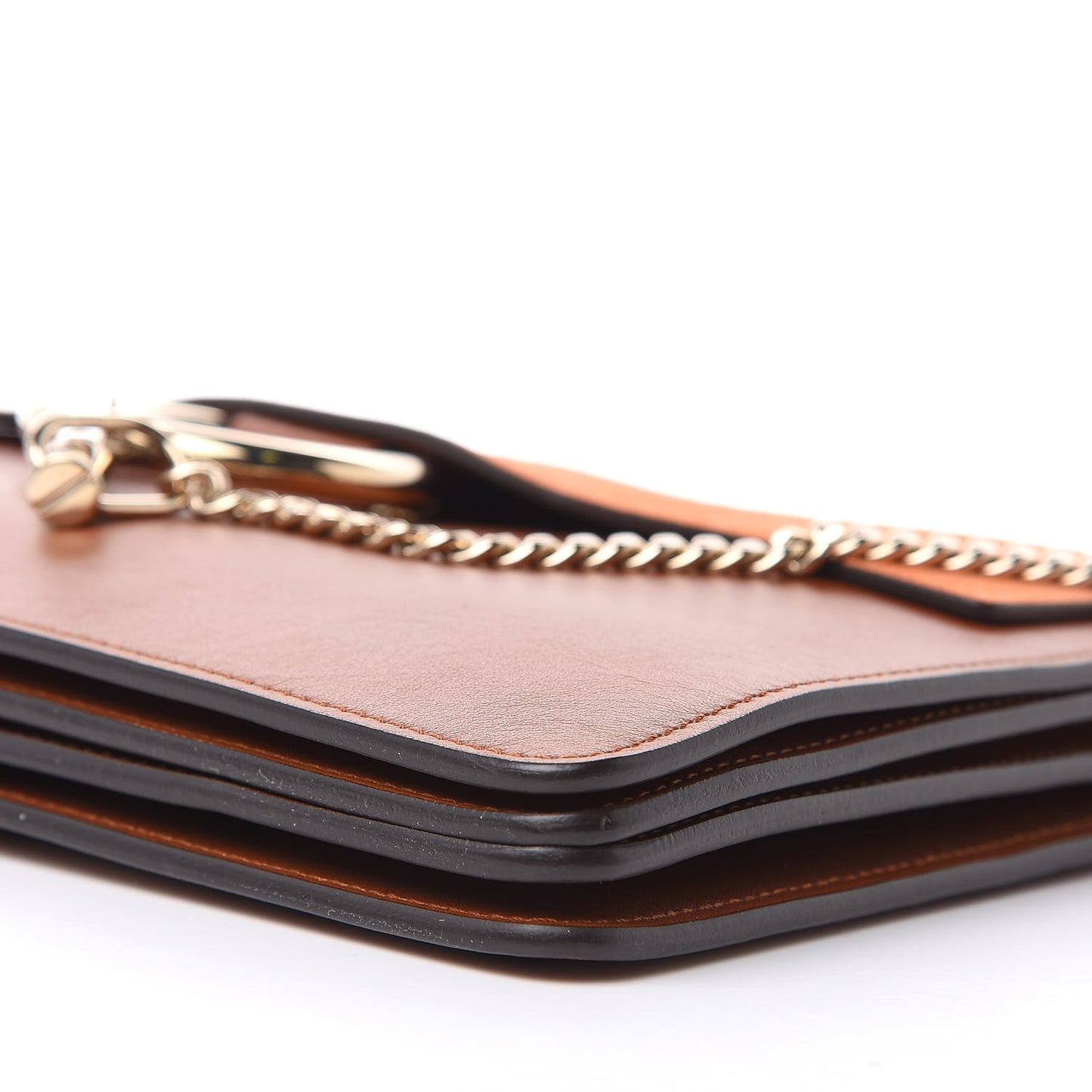 Suede Calfskin Medium Faye Shoulder Bag Tobacco