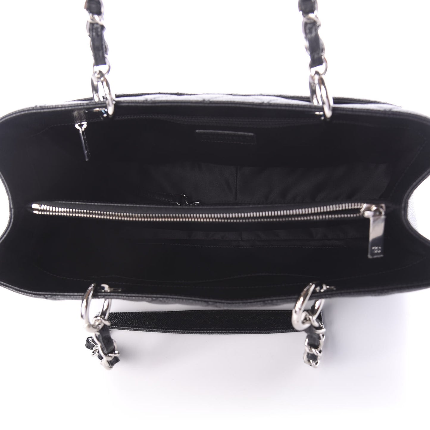 Caviar Quilted Grand Shopping Tote GST Black
