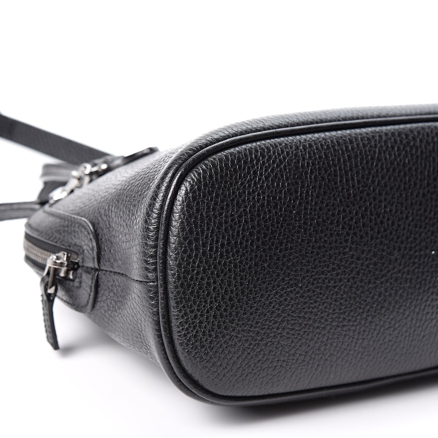 Calfskin Mini Dome Bag Black