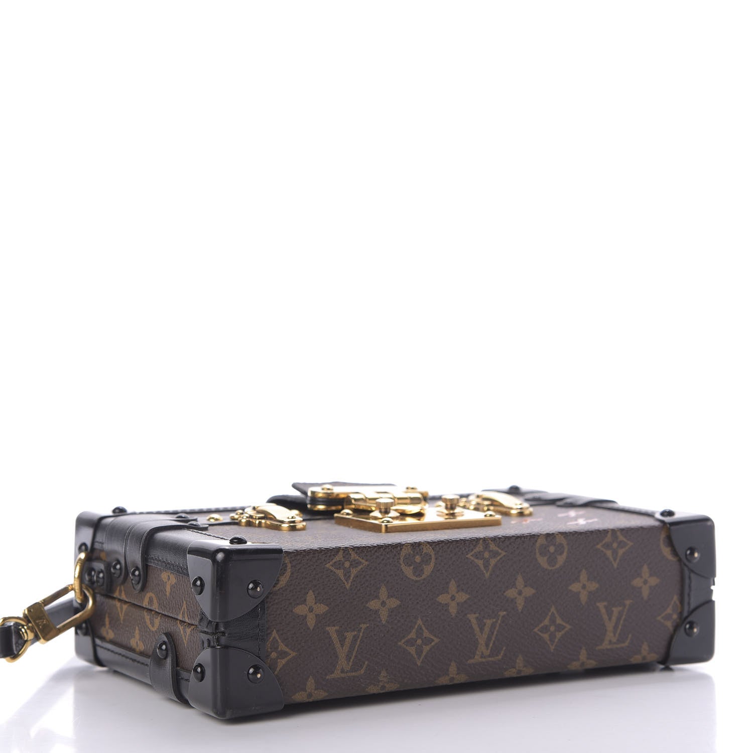 Louis Vuitton Monogram Petite Malle Black 3 of 7