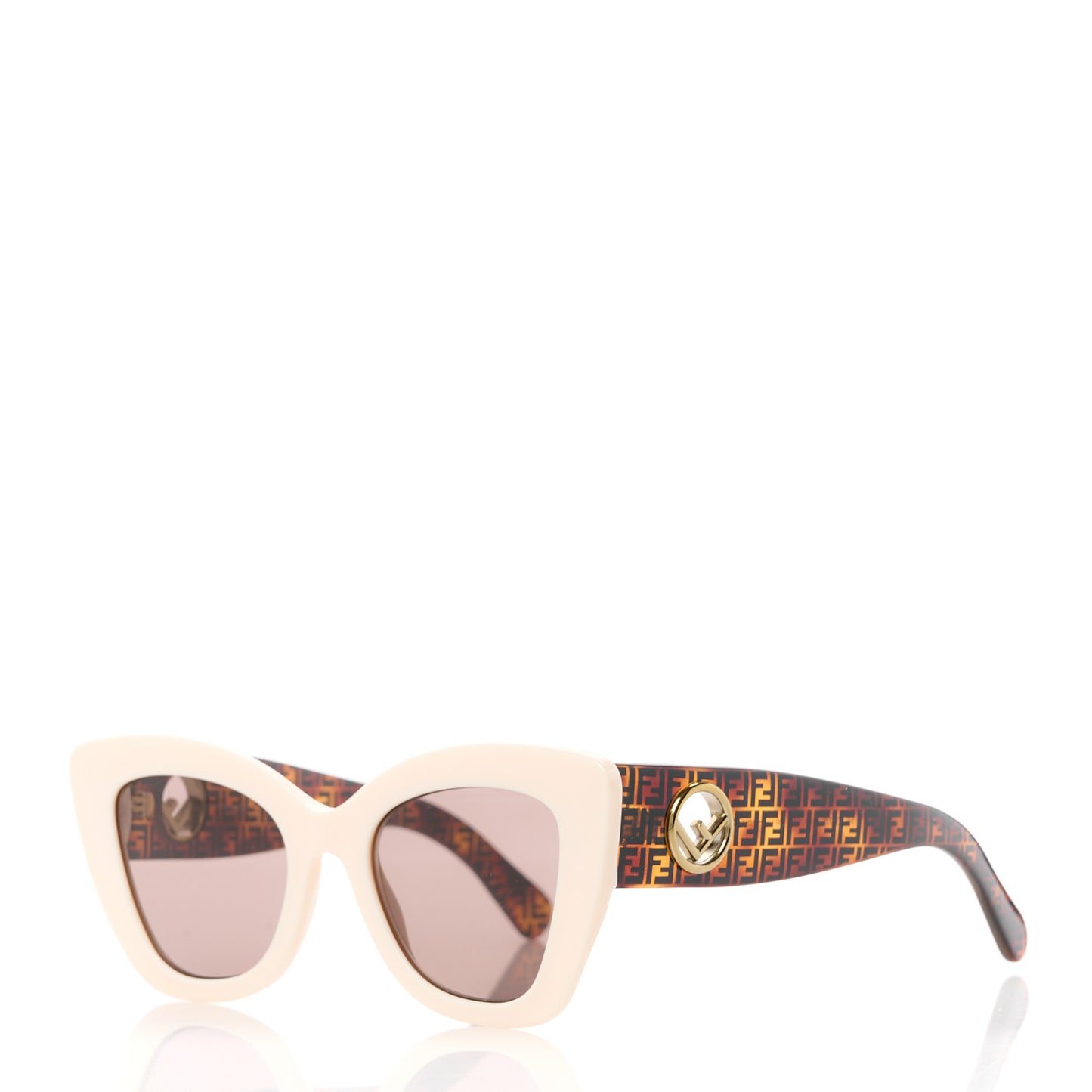 Acetate F is Fendi FF 51mm Cat Eye Sunglasses 0327/S Tortoise Beige