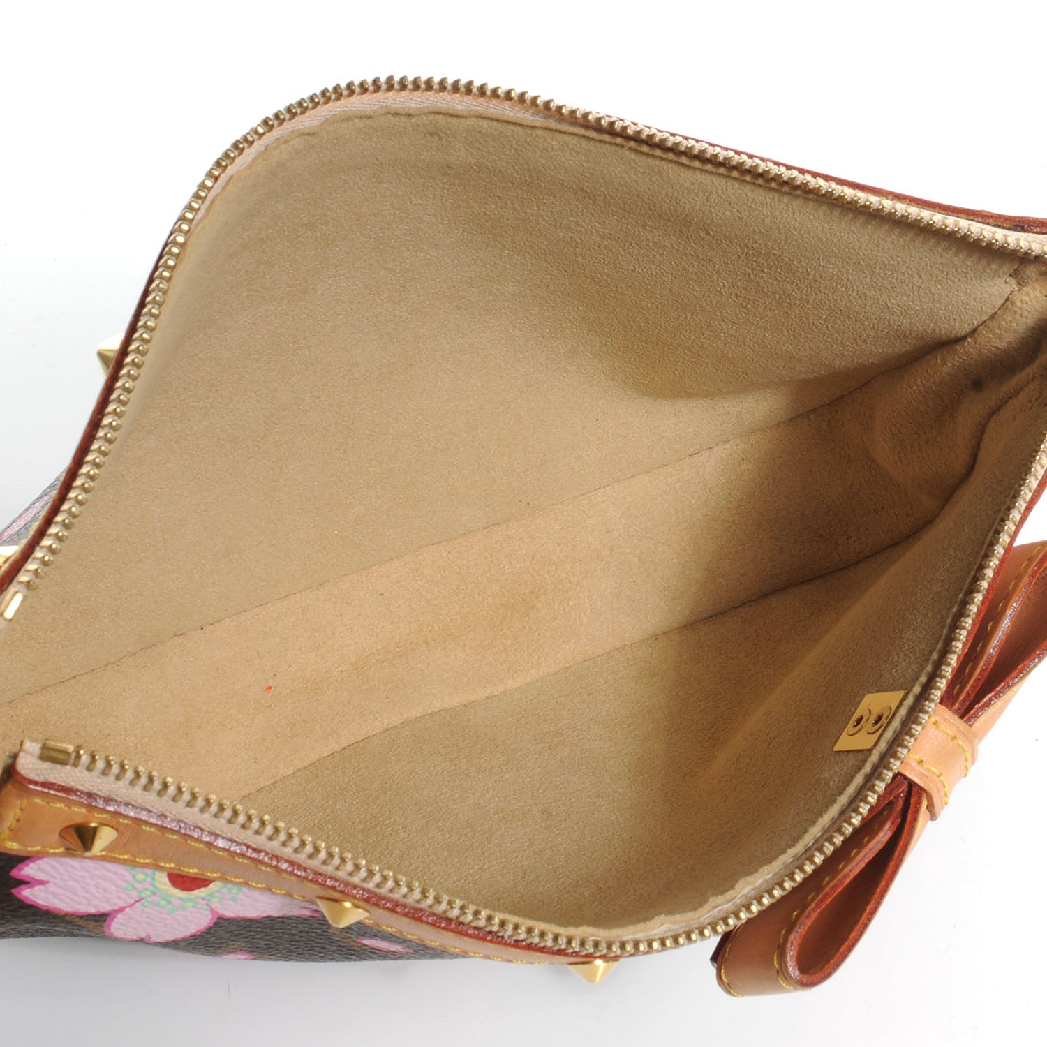Louis Vuitton Monogram Cherry Blossom Pochette Accessories Brown 5 of 7