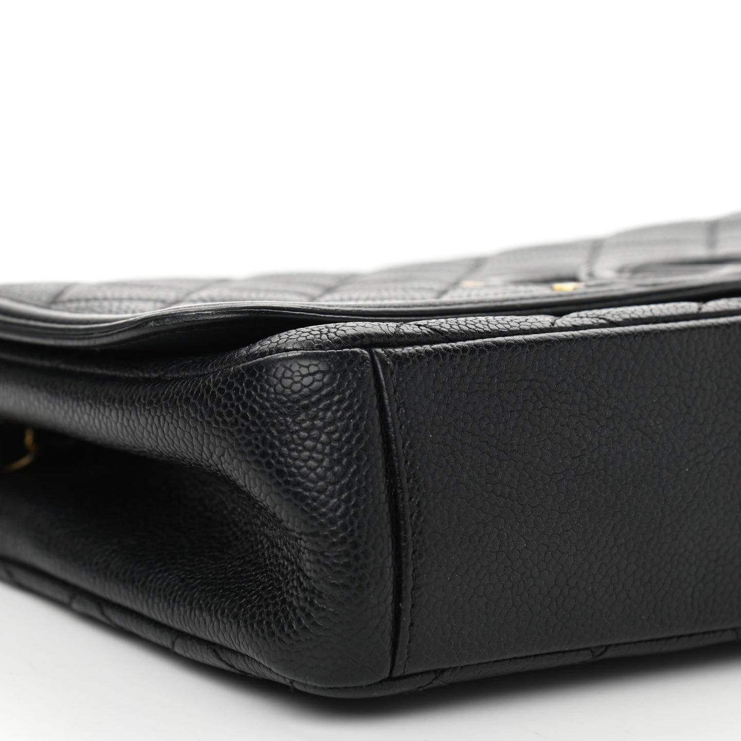 Caviar Quilted Medium CC Filigree Flap Black