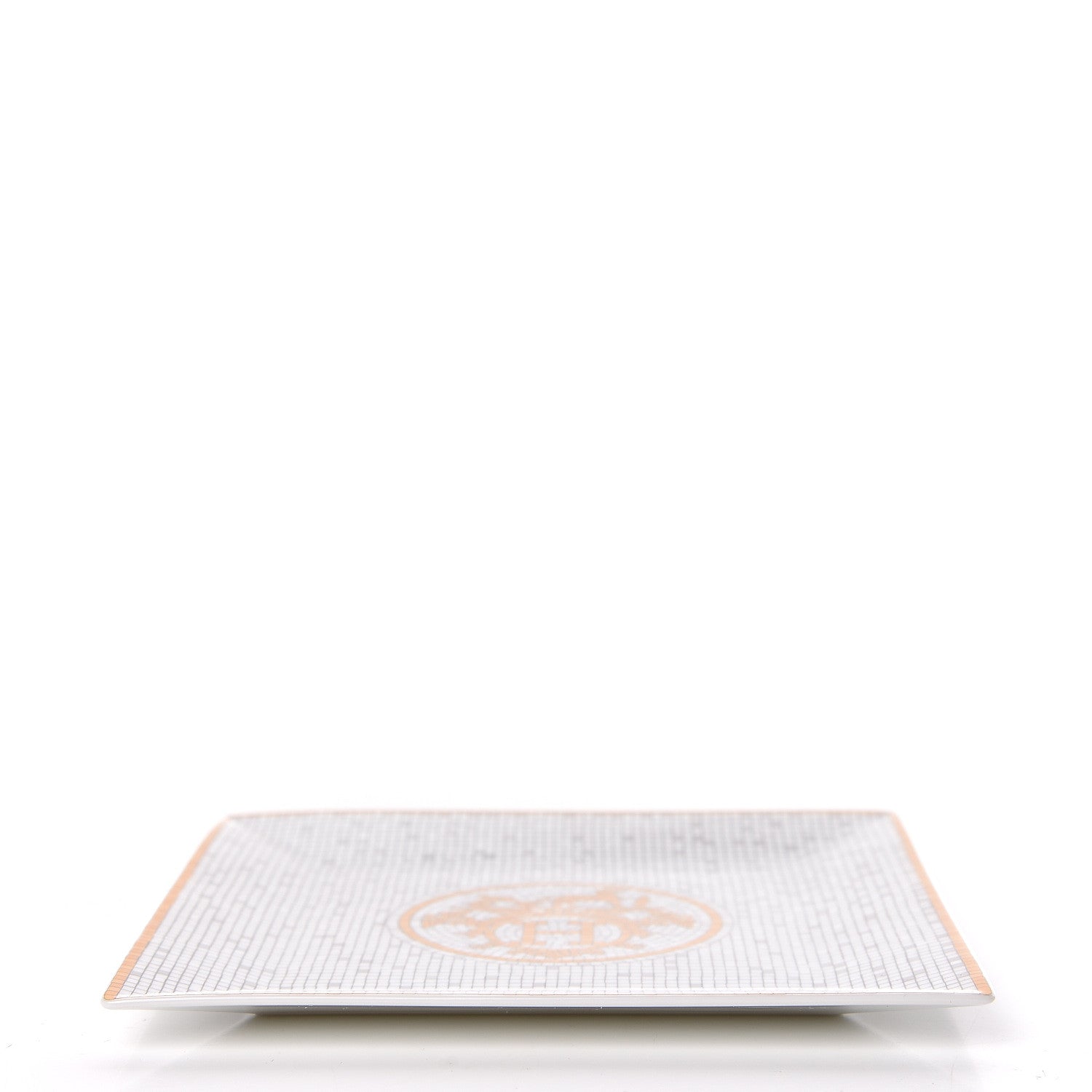 Hermes Porcelain Mosaique au 24 Square Plate 4 of 8