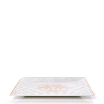 Hermes Porcelain Mosaique au 24 Square Plate 4 of 8