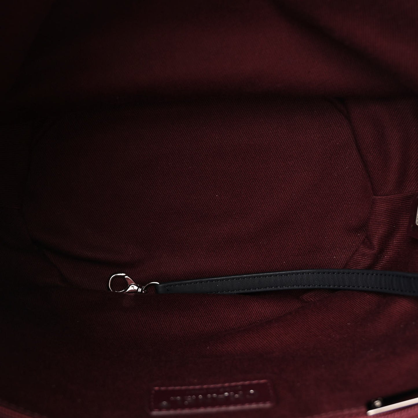 Striped Canvas Deauville Drawstring Bag Beige