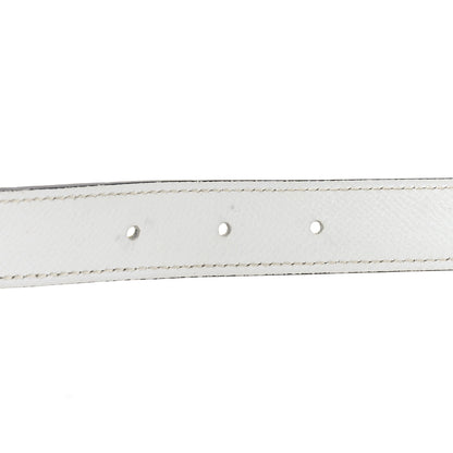 Hermes Swift Epsom 24mm Mini Martelee Constance Belt 90 Jaune Poussin White 3 of 5