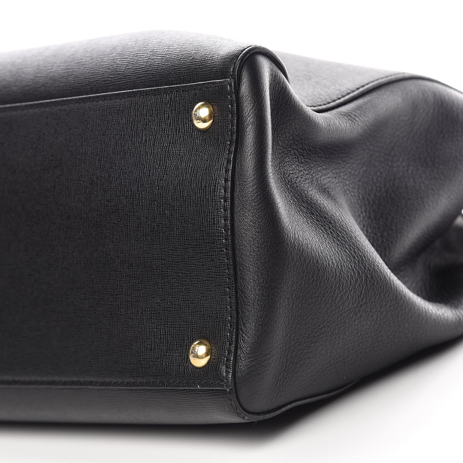 Fendi Vitello Elite Regular 2Jours Tote Black 6 of 18