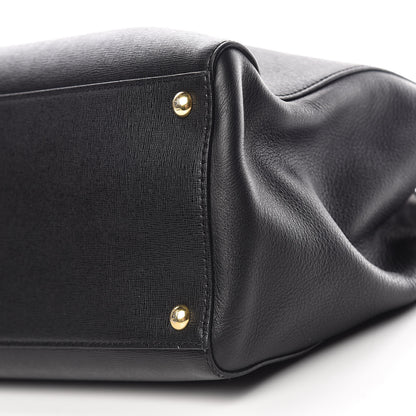 Fendi Vitello Elite Regular 2Jours Tote Black 6 of 18