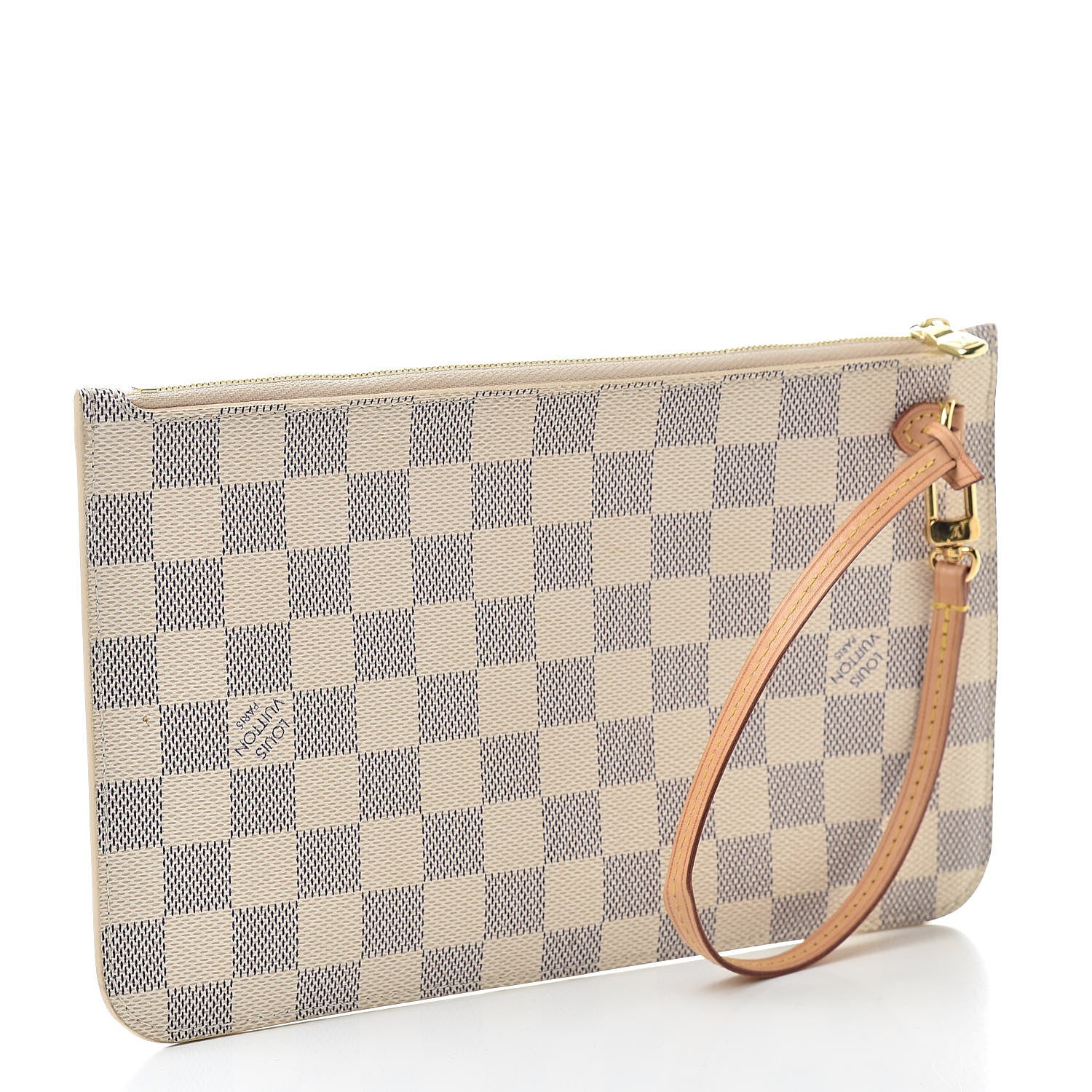 Louis Vuitton Damier Azur Neverfull MM GM Pochette 3 of 9