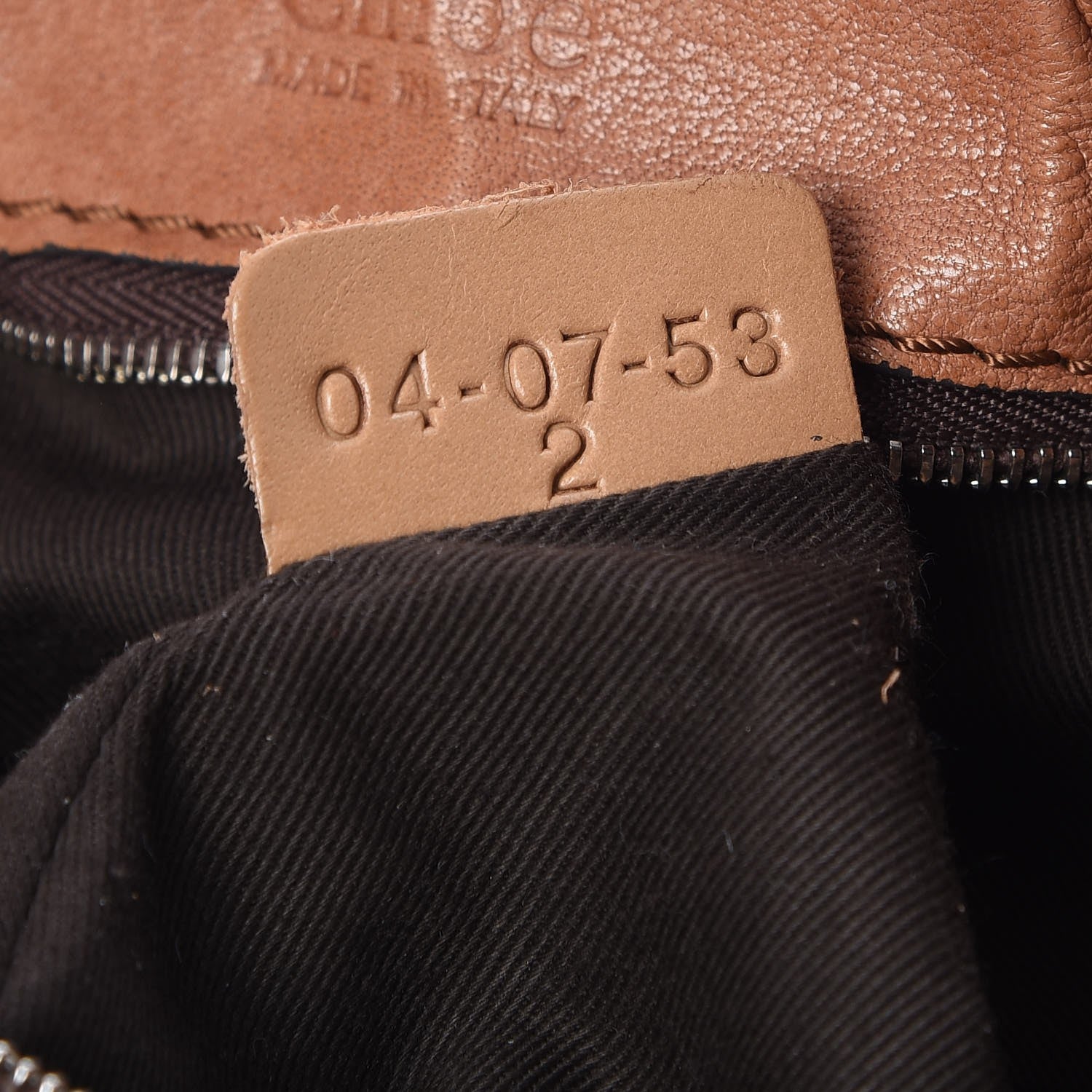 Chloe Patent Paddington Tote Brown 7 of 14