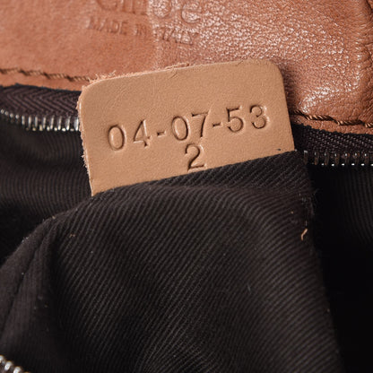 Chloe Patent Paddington Tote Brown 7 of 14