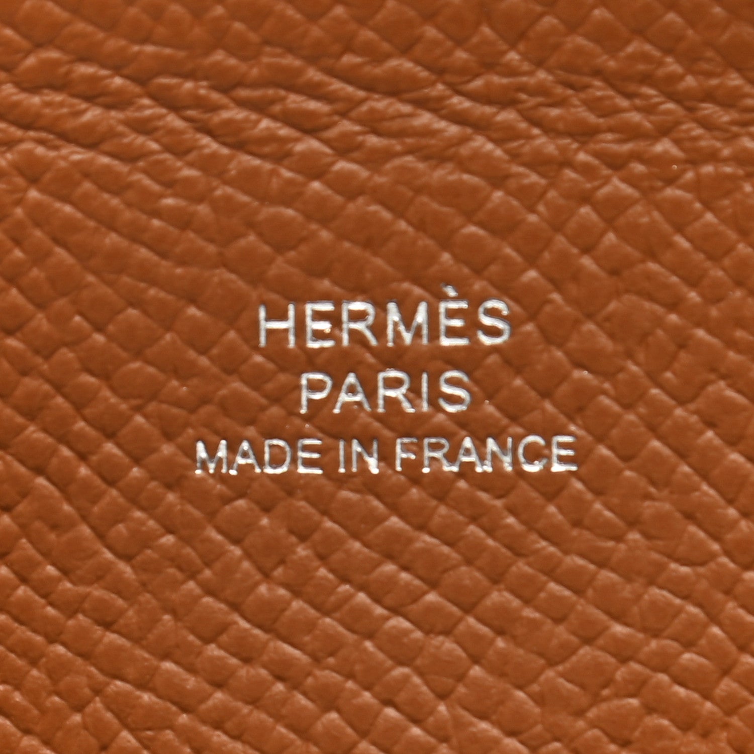 Hermes Epsom Calvi Card Case Gold 6 of 6