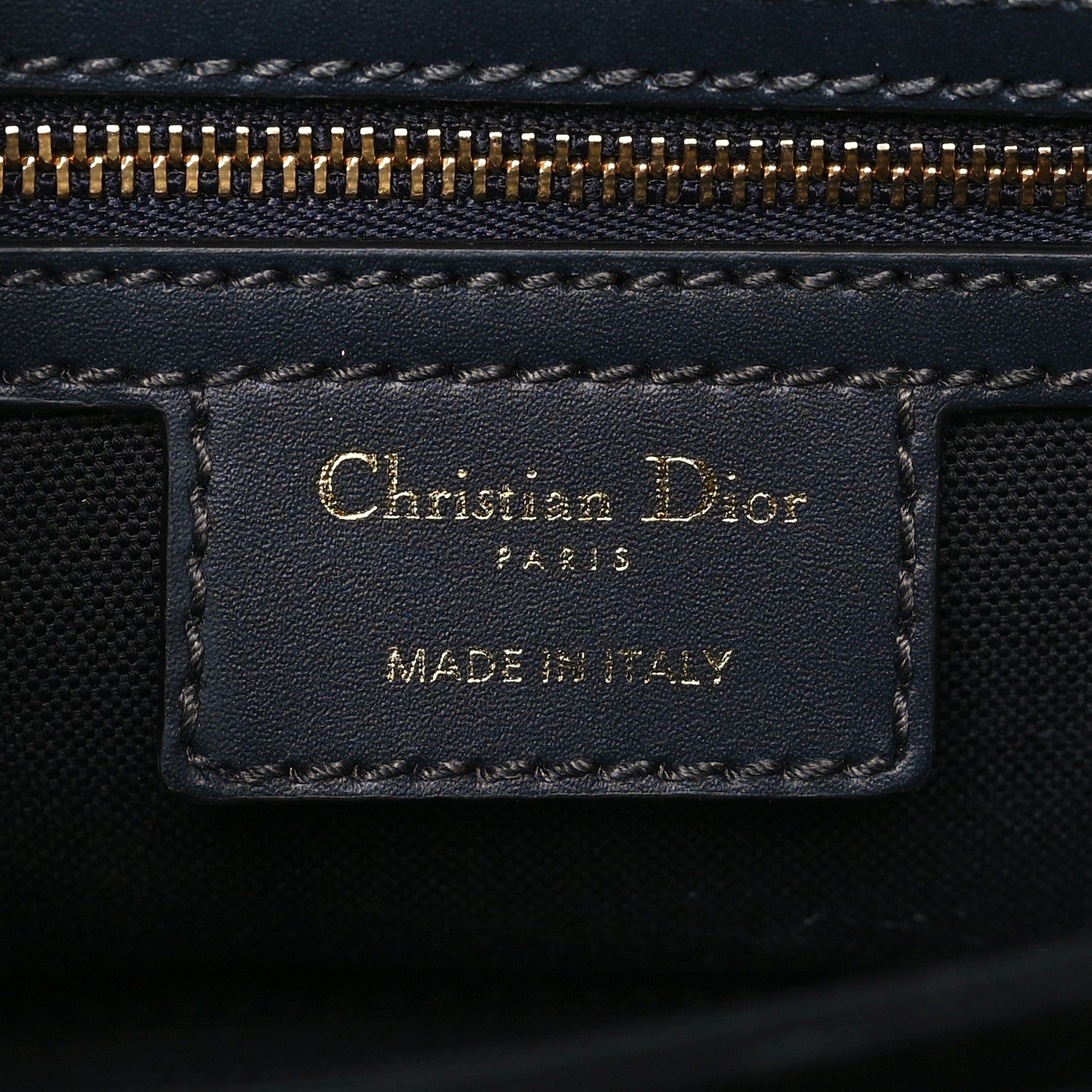 Christian Dior Oblique 30 Montaigne Avenue Bag Blue 6 of 11