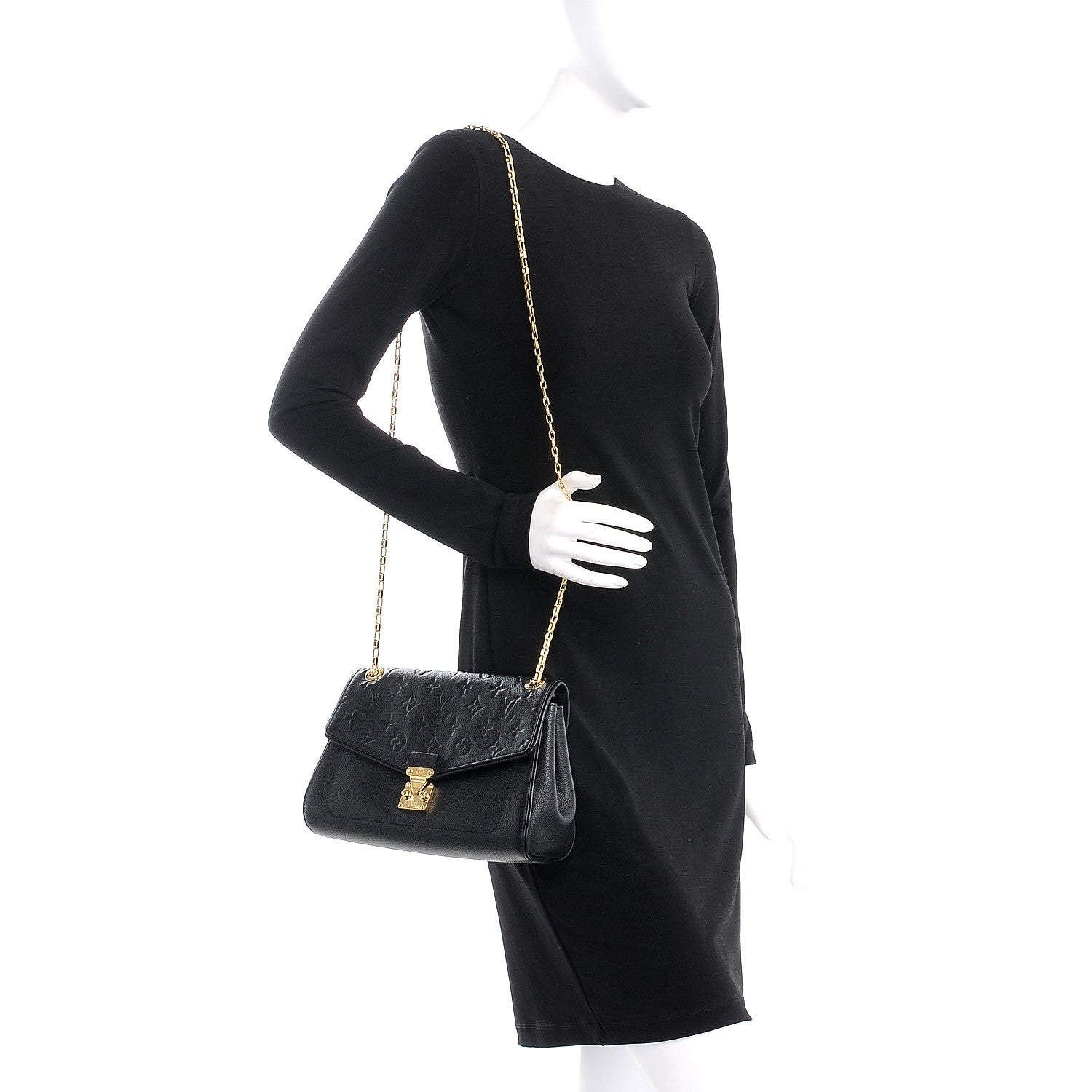 Louis Vuitton Empreinte Saint Germain PM Black 2 of 8