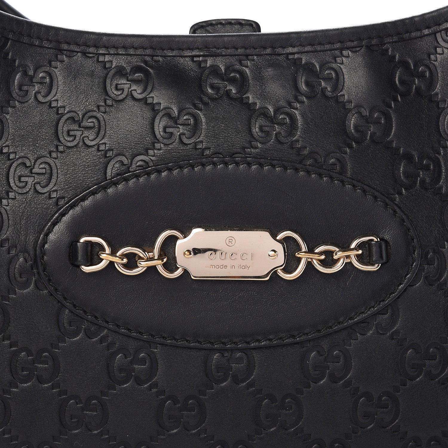 Gucci Guccissima Punch Hobo Black 8 of 10
