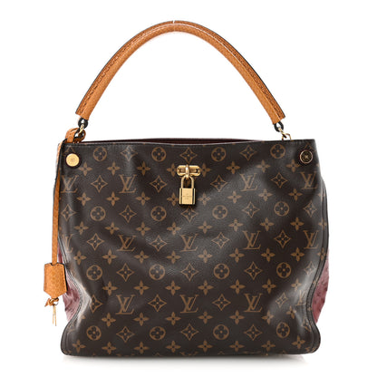Louis Vuitton Monogram Python Ostrich Gaia Bordeaux 1 of 9