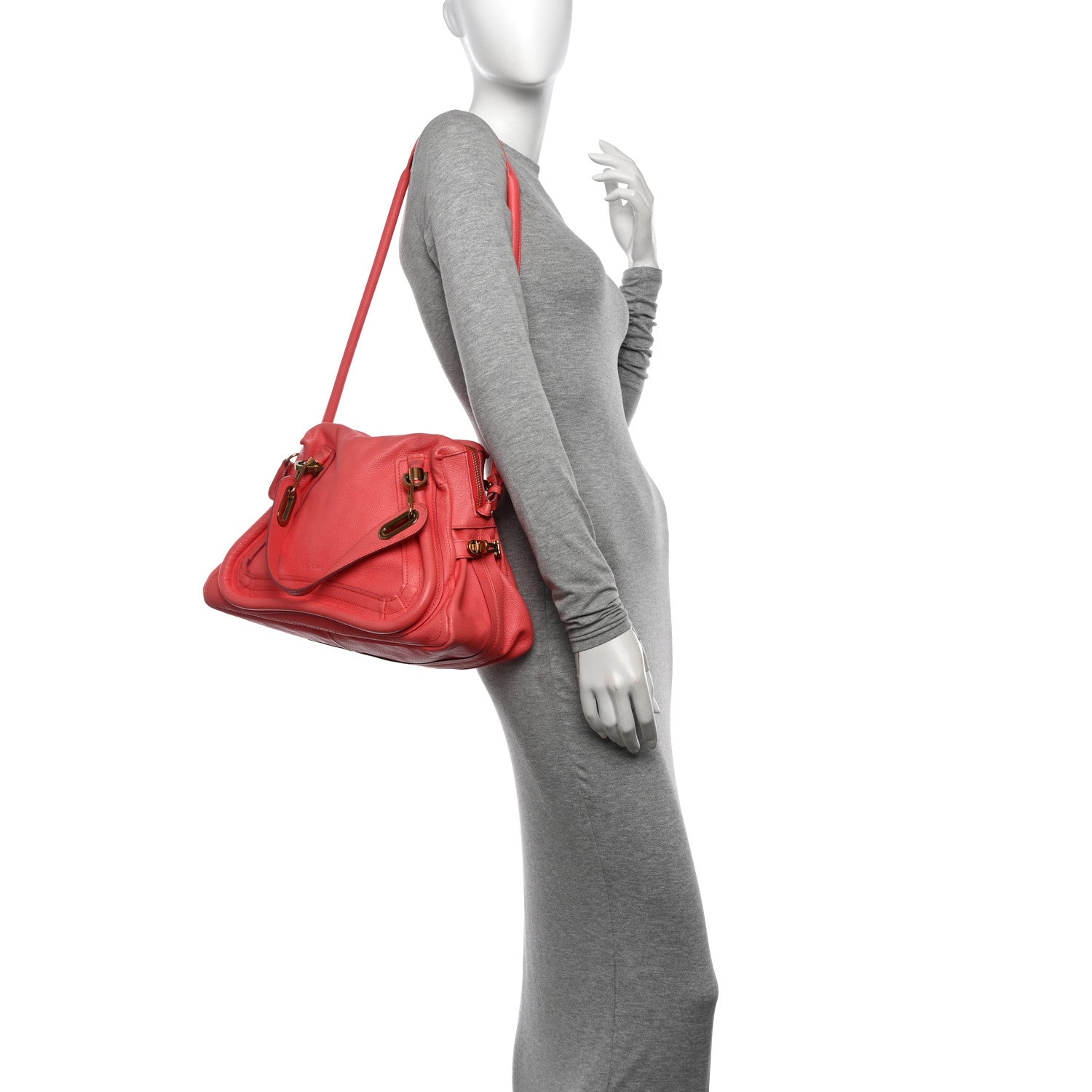 Chloe Calfskin Medium Paraty Paradise Pink 2 of 14