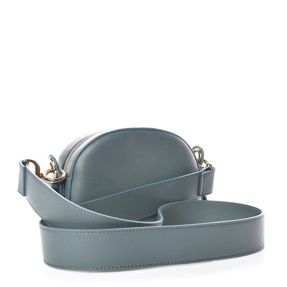 Chloe Smooth Calfskin Little Horses Embroidered Shoulder Bag Cloudy Blue 3 of 9
