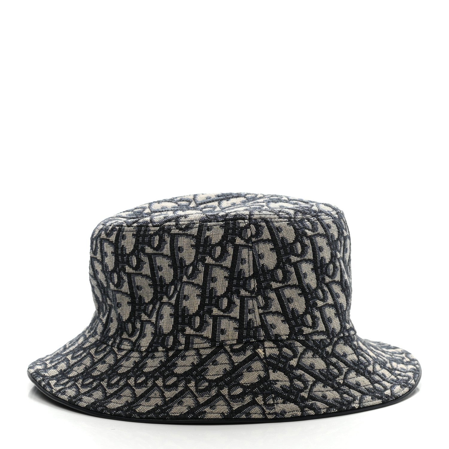 Christian Dior Oblique Jacquard Bucket Hat L Blue 5 of 9