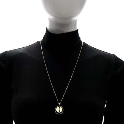 Messika 18K Yellow Gold Diamond Medium Lucky Move Pendant Necklace 2 of 5