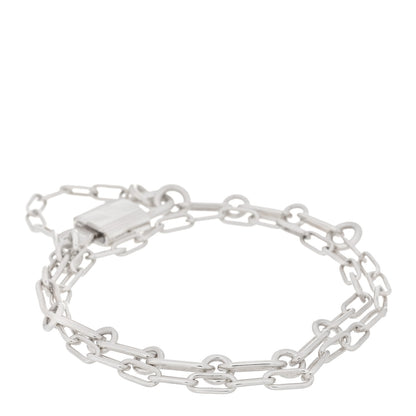 Hermes Sterling Silver PM Kelly Cadenas Wrap Bracelet 3 of 3