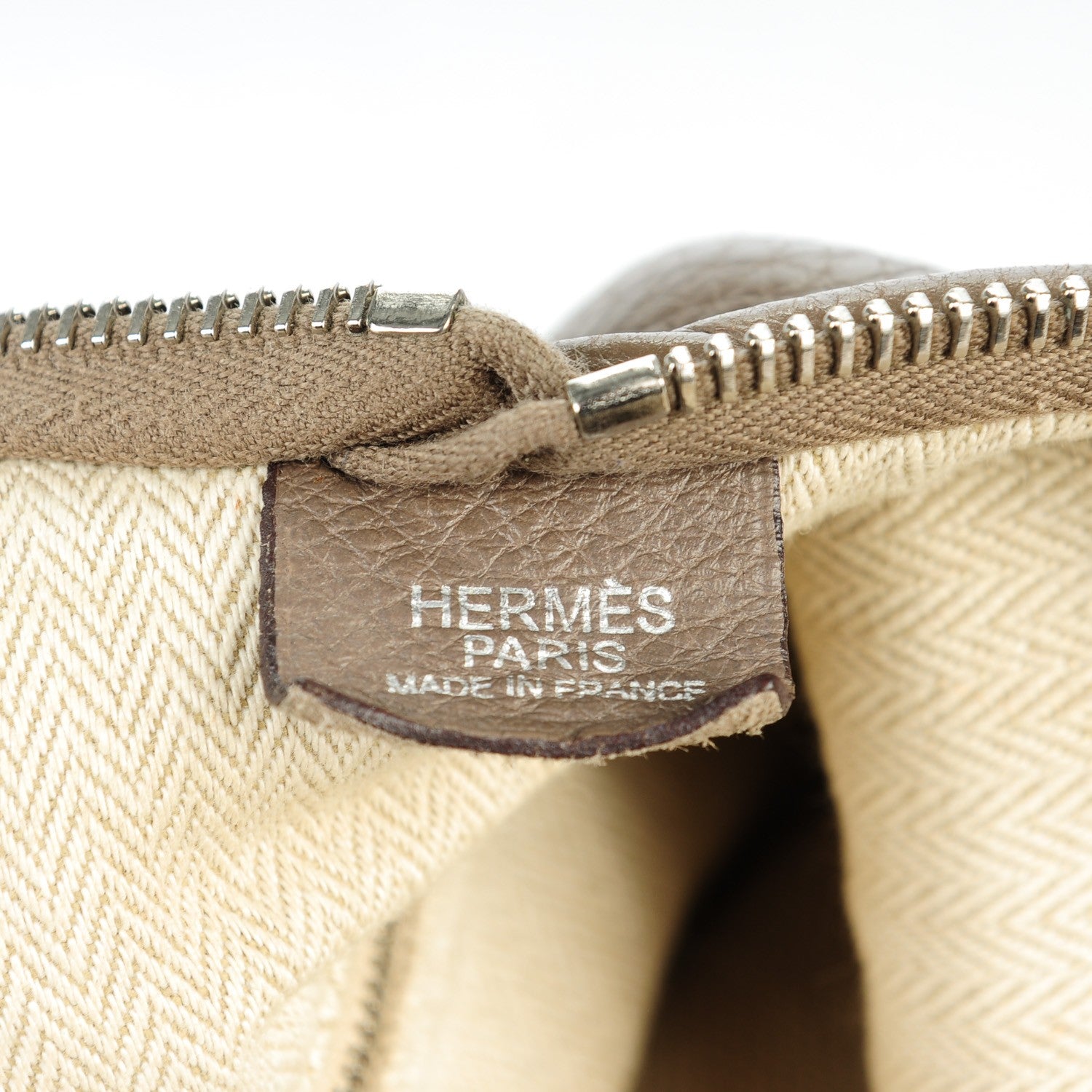 Hermes Taurillon Clemence Massai PM Etoupe 10 of 12