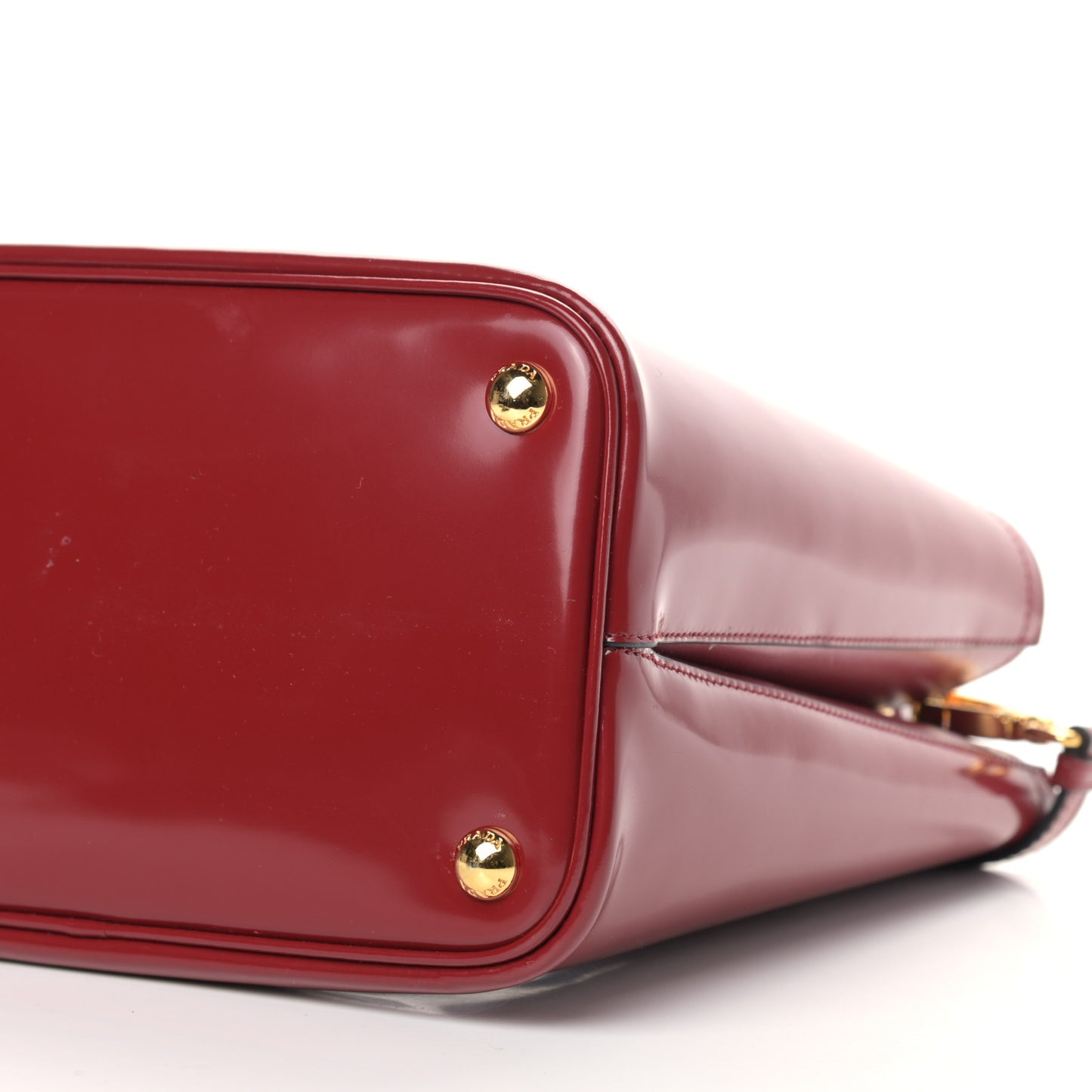 Spazzolato Medium Panier Bucket Bag Fuoco