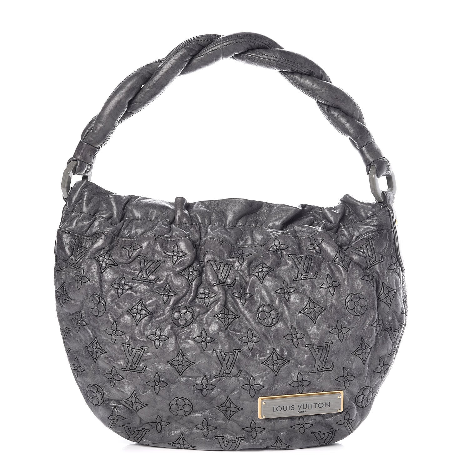 Louis Vuitton Lambskin Olympe Nimbus PM Anthracite 1 of 10