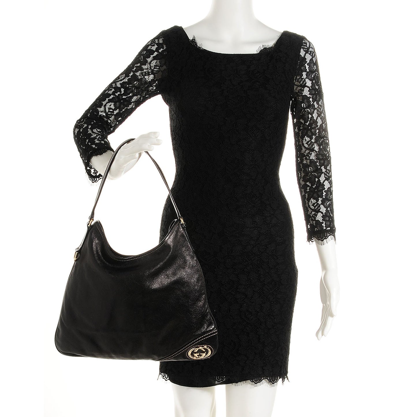 Leather Medium New Britt Hobo Black