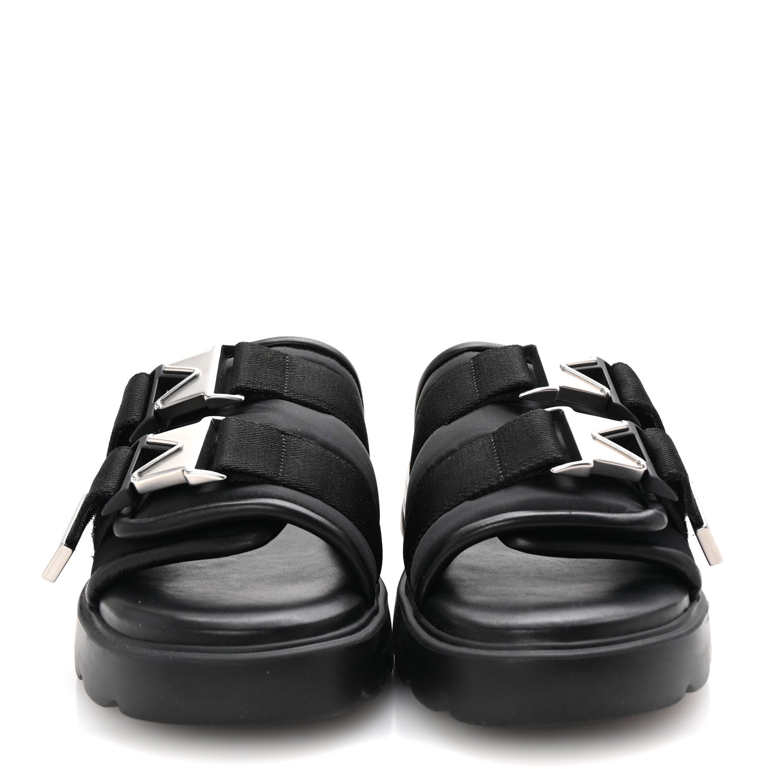 Bottega Veneta Nappa Flash 45mm Flat Sandals 39 Black 1715684