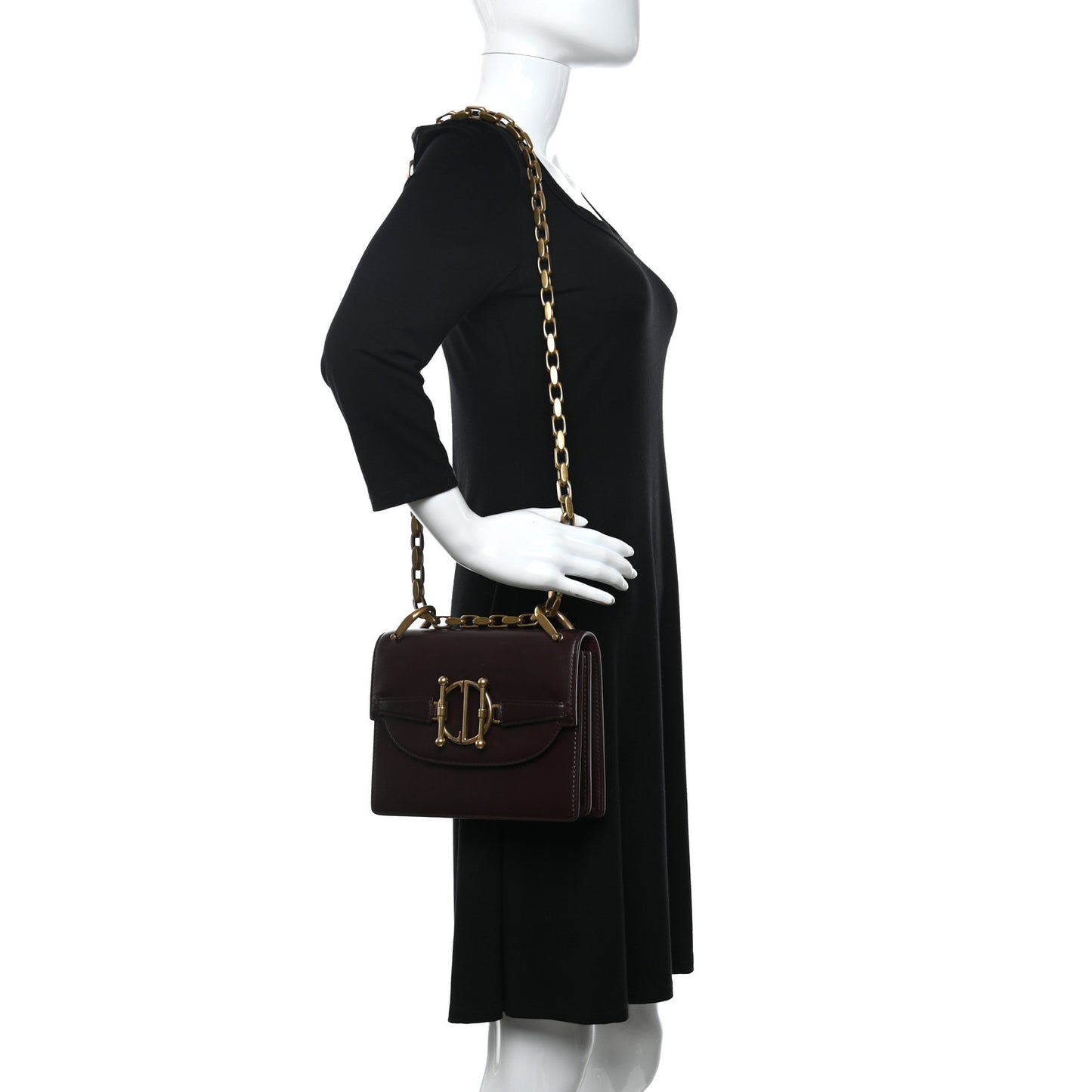Calfskin Direction Flap Brown