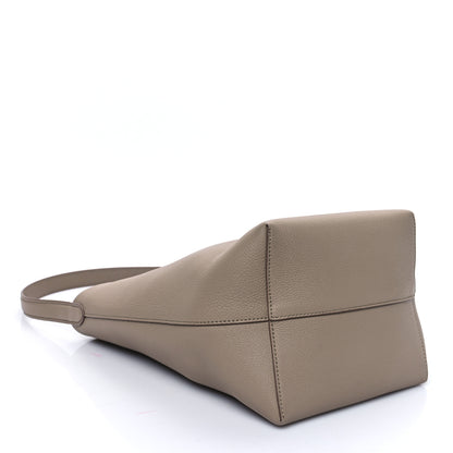 The Row Grained Calfskin Medium N/S Park Tote Dark Taupe 4 of 9