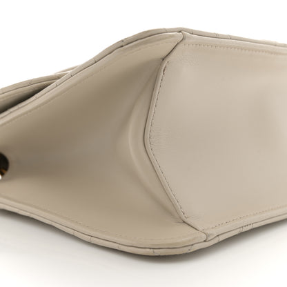 Salvatore Ferragamo Calfskin Quilted Gancini Flap Bag Peony 9 of 13