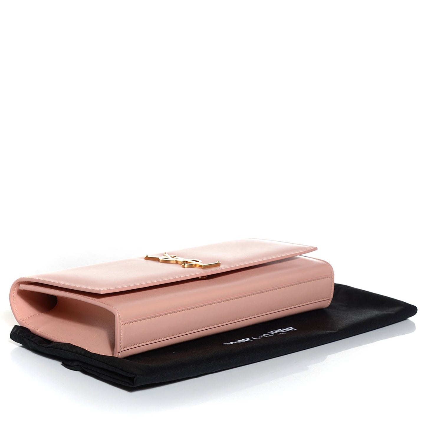 Smooth Calfskin Classic Monogram Clutch Blush