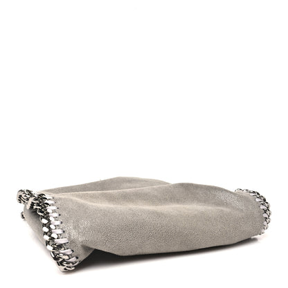 Stella McCartney Shaggy Deer Mini Falabella Fold Over Tote Light Grey 4 of 9