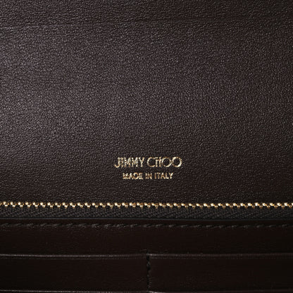 Jimmy Choo Calfskin Crocodile Embossed Emmie Clutch Bag Chocolate 6 of 11