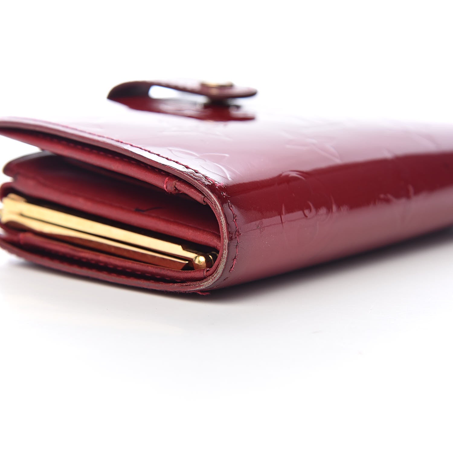 Louis Vuitton Vernis French Purse Wallet Pomme d'Amour 12 of 15