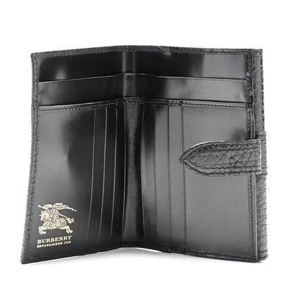 Burberry Haymarket Check Compact Wallet Black 5 of 11