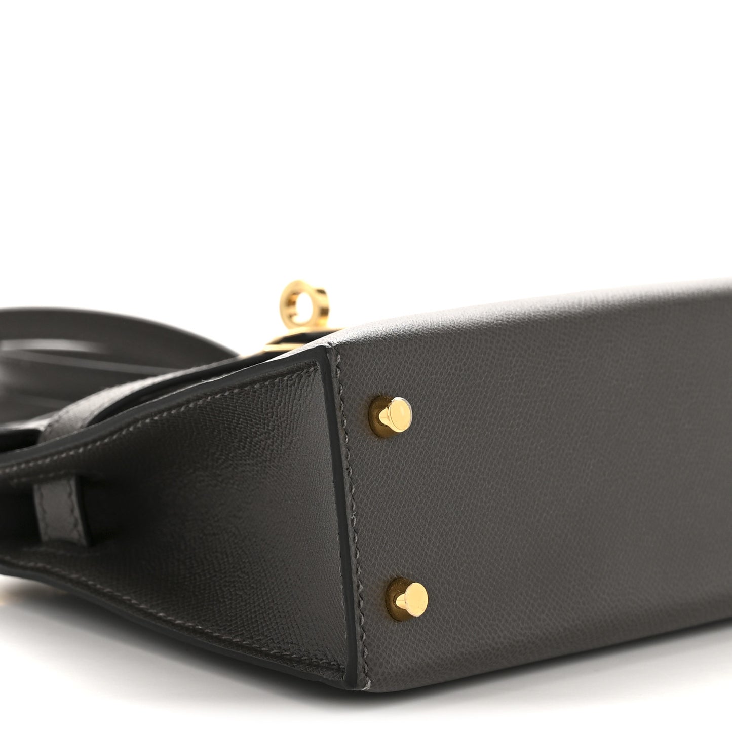 Madame Calfskin Mini Kelly Sellier 20 Graphite