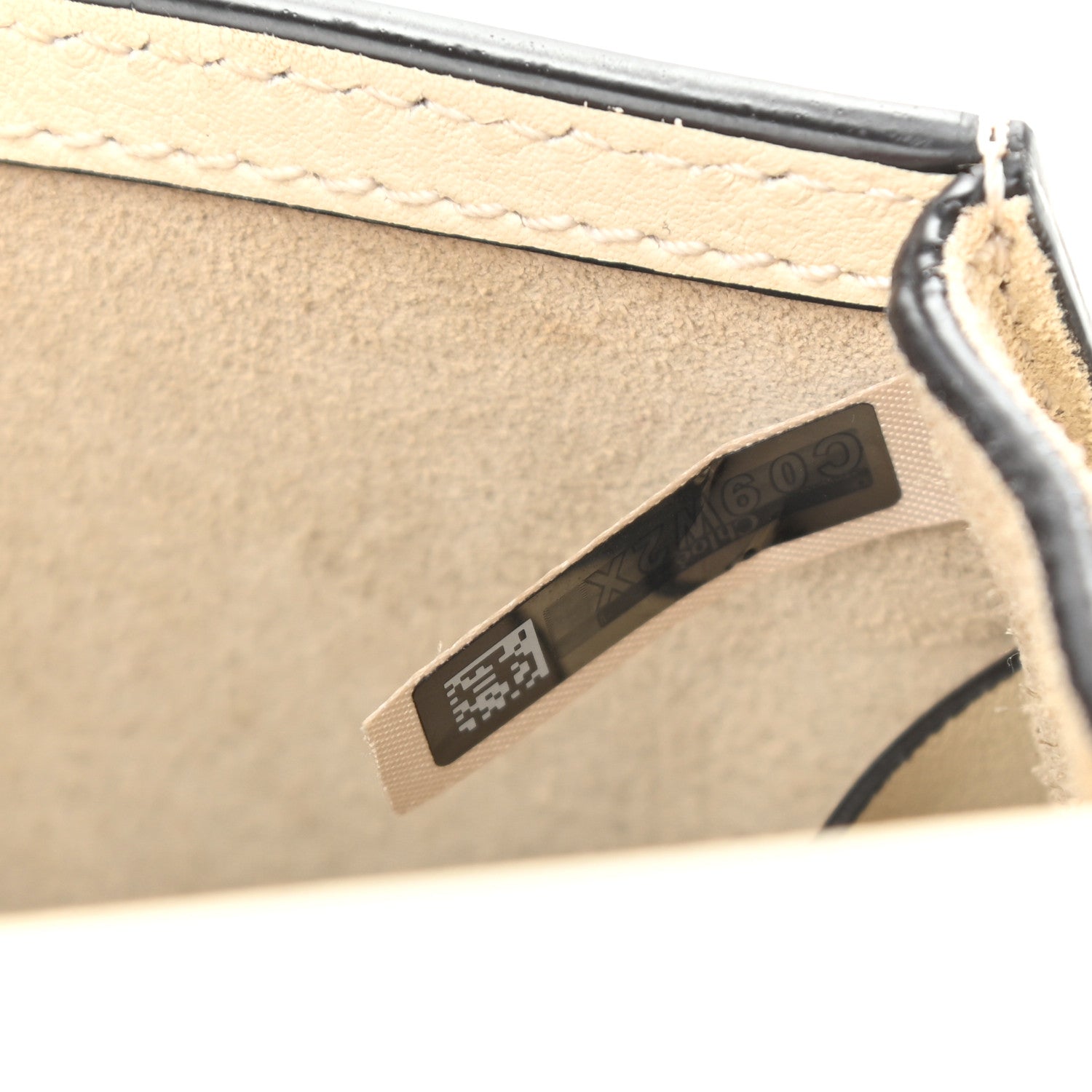 Chloe Calfskin Suede Small Nile Bracelet Bag Off White 7 of 14