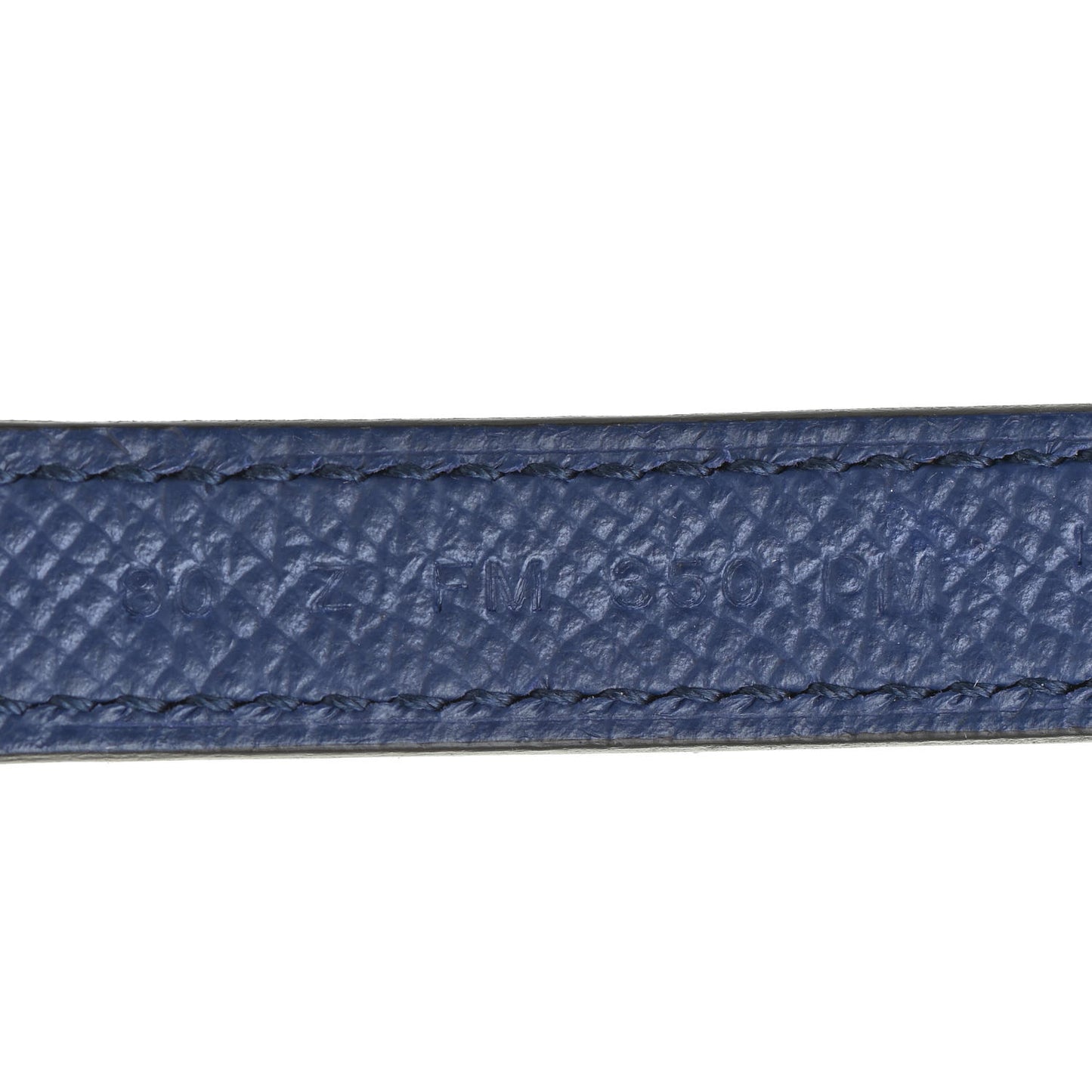 Epsom Swift 13mm Lucky 15 Belt 80 Jaune Ambre Bleu Saphir