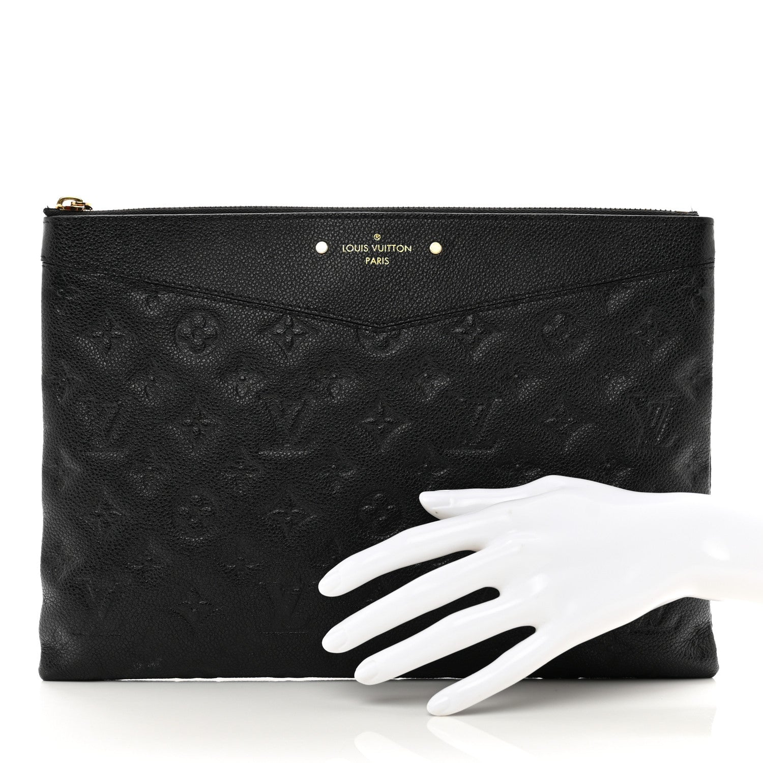 Louis Vuitton Empreinte Daily Pouch Black 2 of 6