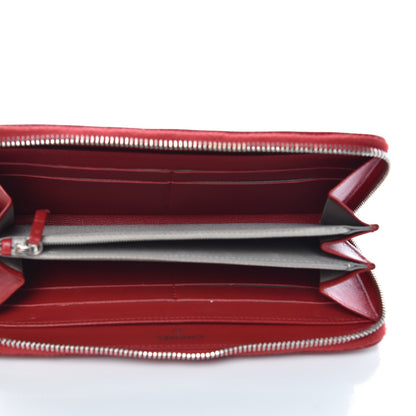 Chanel Caviar Sevruga Zip Around Wallet Red 4 of 12