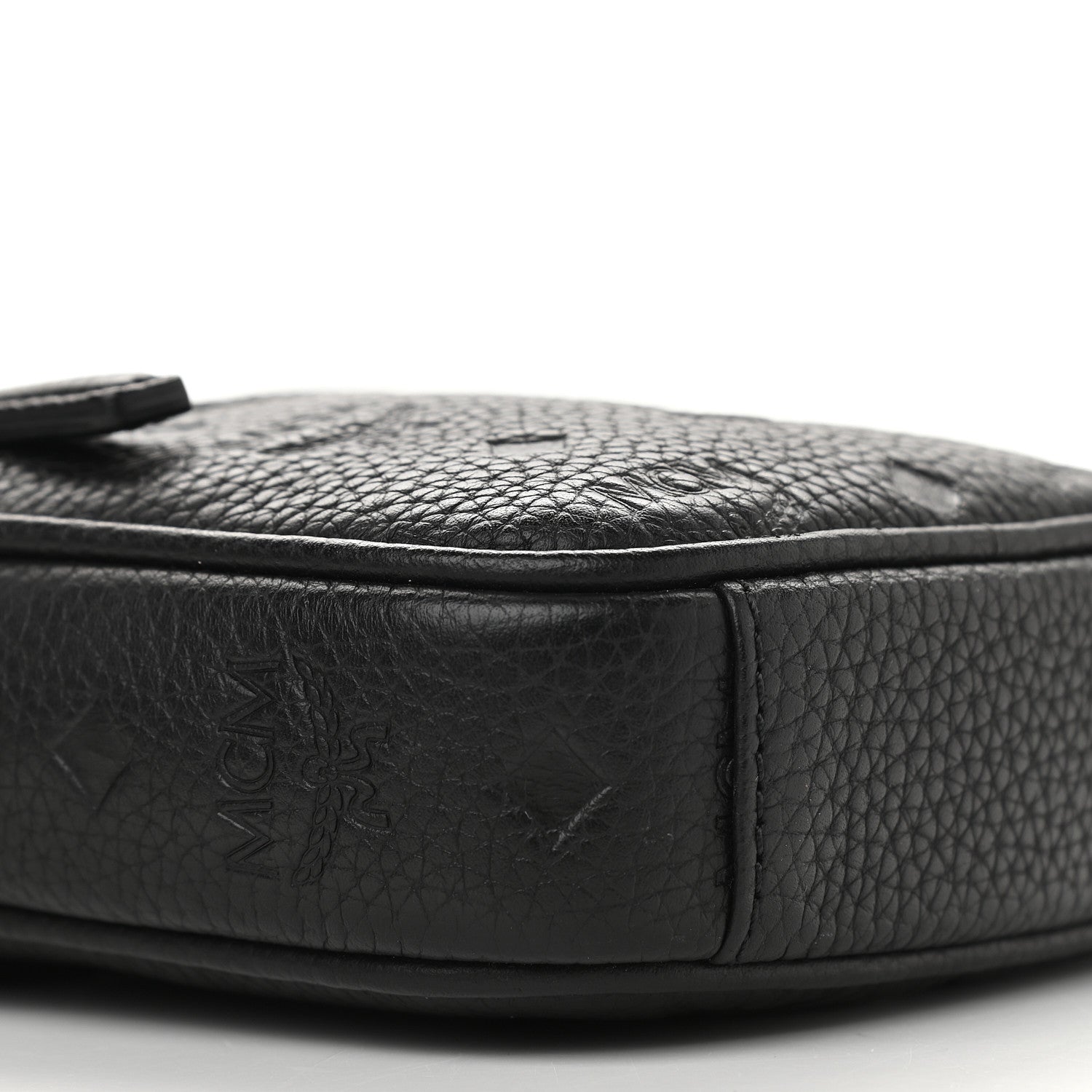 MCM Calfskin Ottomaar Small Tivitat Mini Crossbody Black 8 of 9