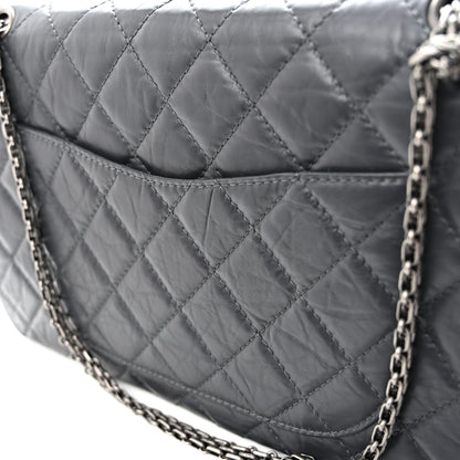 Chanel Aged Calfskin Quilted 2.55 Reissue 227 Flap Dark Grey 12 of 12