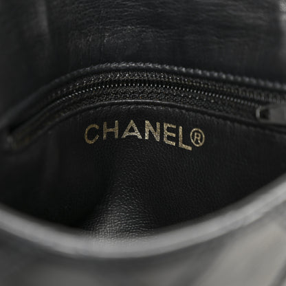 Chanel Lambskin Diamond Stitched Flap Waist Belt Bag 65 26 Black 6 of 11