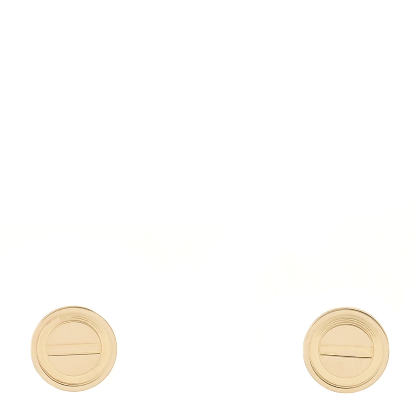 18K Yellow Gold LOVE Earrings