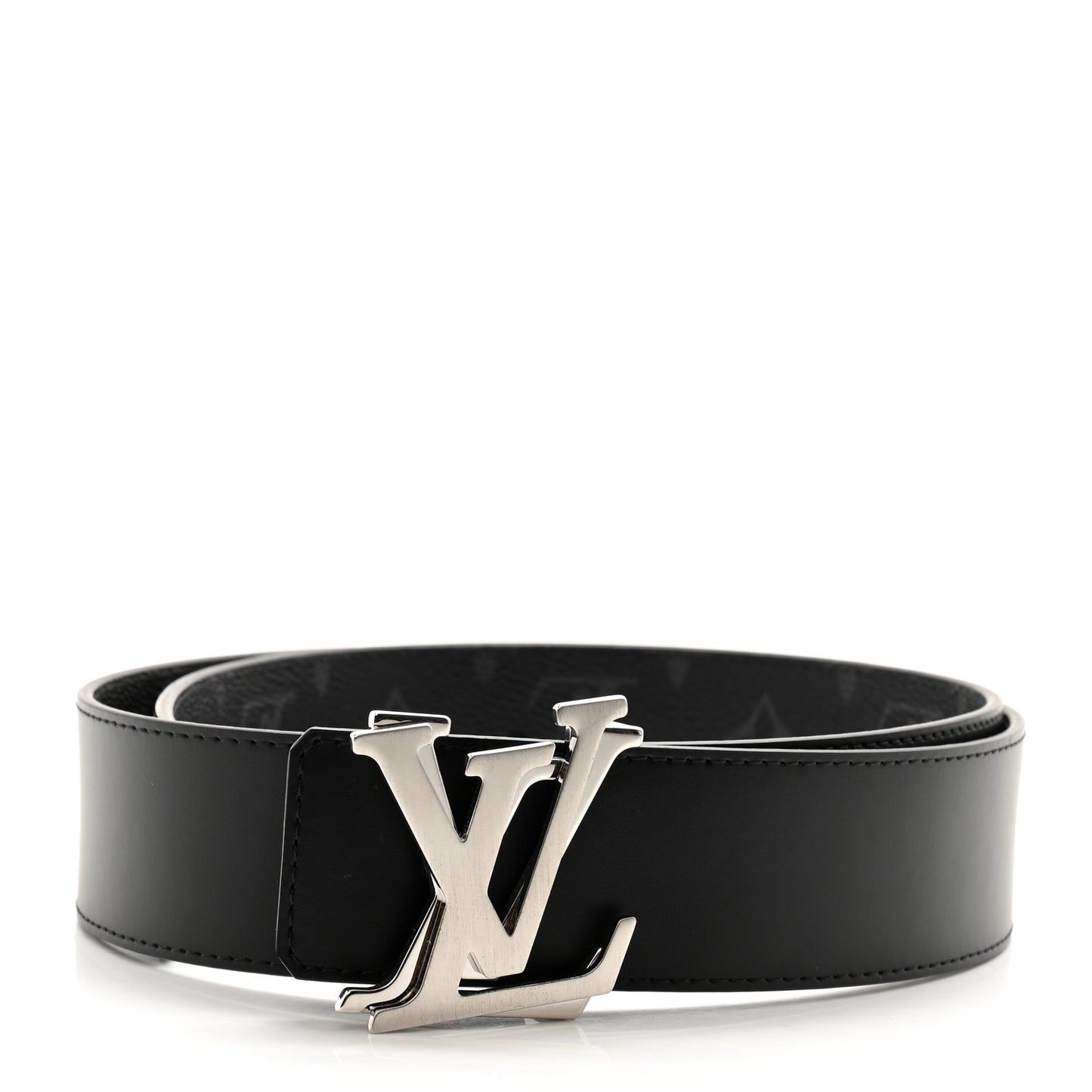 Calfskin Monogram Eclipse 40mm Shake LV Initiales Reversible Belt 85 34