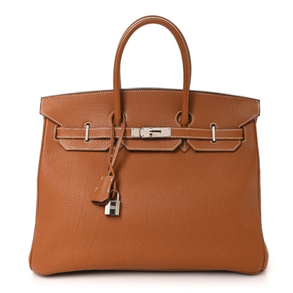 Hermes Togo Birkin 35 Gold 1 of 10